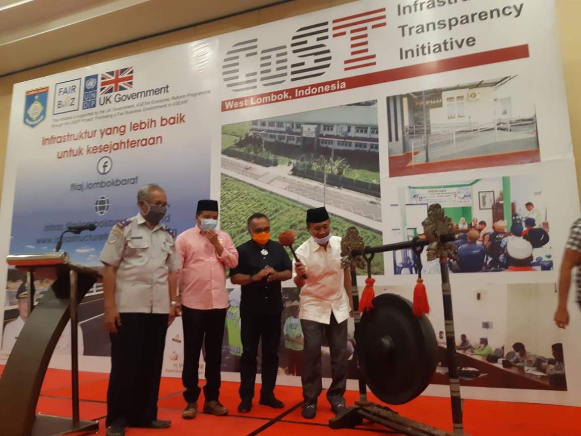 launching-cost-construction-sector-transparency-lombok-barat